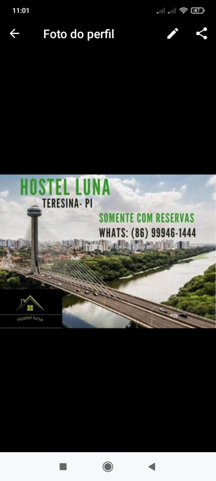 Hostel Luna Teresina Eksteriør billede